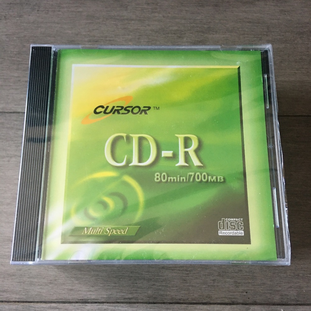 New CURSOR BLANK CDS - 80minutes  700mb - sealed